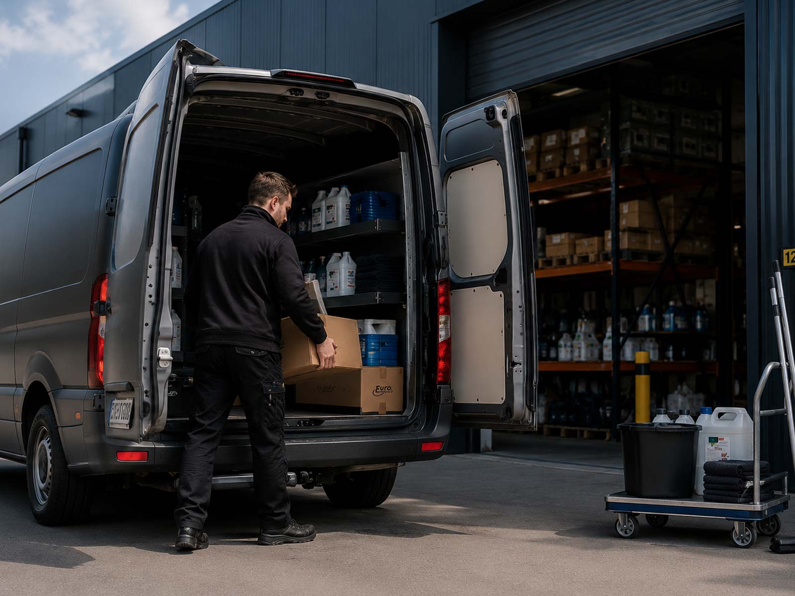 Zakelijke levering van schoonmaakartikelen en werkmaterialen