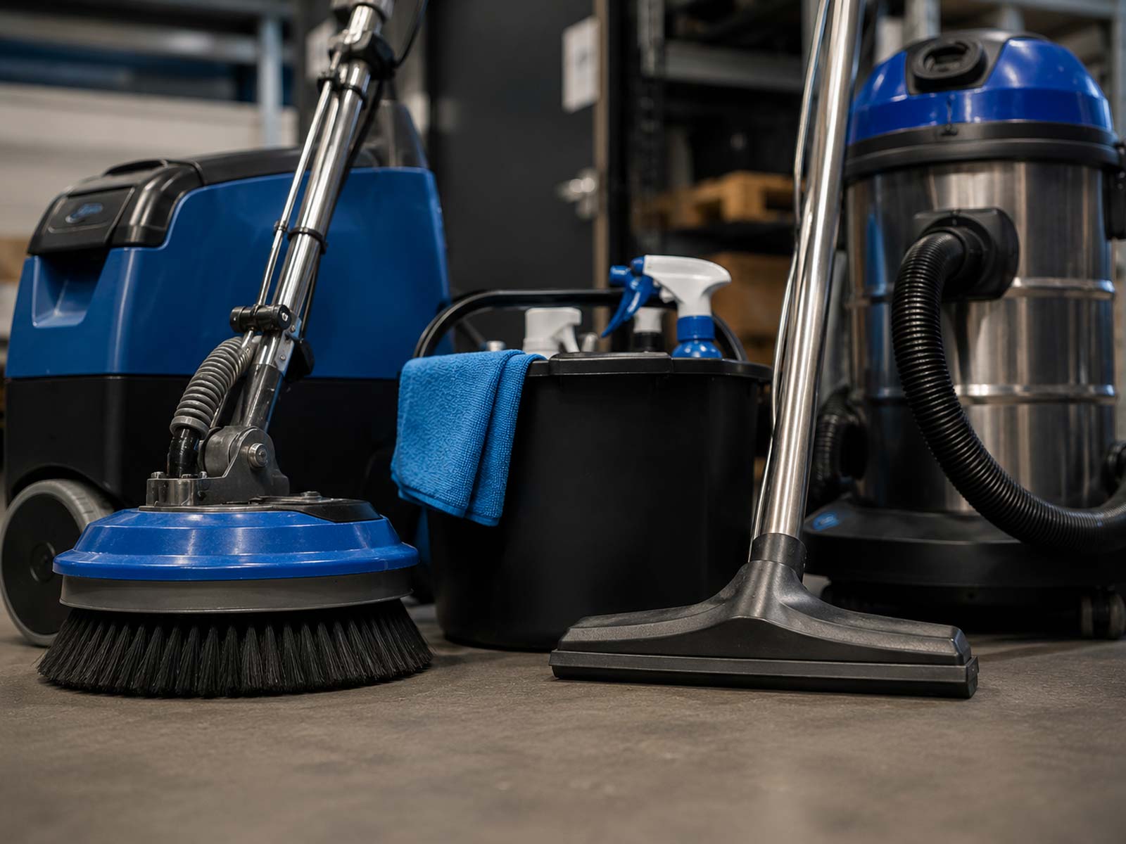 Werkmaterialen voor magazijn, kantoor en onderhoud